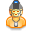 user, Avatar SandyBrown icon