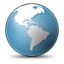 earth, world, planet, Browser SteelBlue icon