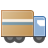 Delivery, truck, transportation, Lorry DarkKhaki icon