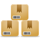 Customers, Boxes, Products, inventory BurlyWood icon