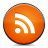 Rss, Circle OrangeRed icon