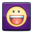 smiley, Social, yahoo, Messenger Indigo icon