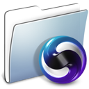 Folder, smooth, Graphite, themes LightSteelBlue icon