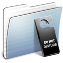 Disturb, Do, Folder, Graphite, stripped, Not LightSteelBlue icon