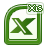 Excel, document, File, xlsx, xls Green icon
