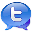 twitter, Tweetie CornflowerBlue icon