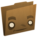 Folder, Brown Sienna icon