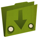 download, Folder, Arrow OliveDrab icon