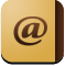 contacts, Adress book SandyBrown icon