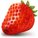 Fruit, healthy, strawberry Firebrick icon