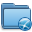 Folder, sync SkyBlue icon
