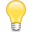 on, bulb, hint, yellow, Idea, light, tip Gold icon