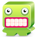 Desesperate, monster, green, scare, ugly YellowGreen icon