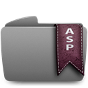 Asp, Folder DimGray icon