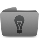 Idea, Folder Gray icon