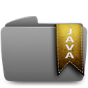 Javascript, Folder Gray icon