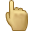 Hand, point BurlyWood icon