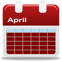 Selection, Calendar, Month Maroon icon