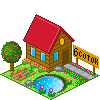 house, garden Crimson icon