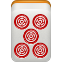 mahjong, red, Dora LightGray icon