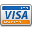 visa, Credit card, payment Gainsboro icon