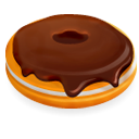 donut, cake SaddleBrown icon