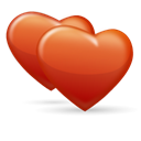valentine's day, Hearts, love Black icon