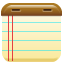 Notes, 14, button Moccasin icon