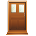 Close, logout, Exit, Door SaddleBrown icon
