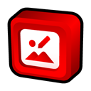 manager, office, picture, microsoft Red icon