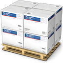 warehouse, palet, Shipping, shipment, Products, Goods Gainsboro icon