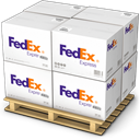 Shipping, Products, warehouse, Goods, shipment, Boxes, fedex, palet Gainsboro icon