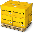 deutche post, Products, Boxes, warehouse, shipment, Shipping, palet, Goods SandyBrown icon