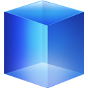 Blue, cube RoyalBlue icon