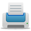 Blue, printer LightGray icon