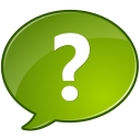 question mark, Ask, Chat, support, talk Olive icon