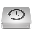 time, machine, Aluport Silver icon