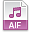 Extension, Aif, File PaleVioletRed icon