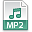 mp2, File, Extension SeaGreen icon