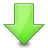 Down, Arrow LimeGreen icon