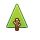 Tree, Forrst YellowGreen icon