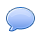 Chat, Bubble LightBlue icon