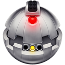Bomb, thermal detonator, starward Black icon