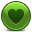 Heartgreen DarkGreen icon