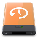time, Orange, w, machine SandyBrown icon