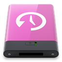 w, machine, time, pink Orchid icon