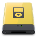 yellow, ipod Khaki icon