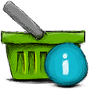 Basket, Info OliveDrab icon