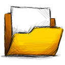 Folder, Full Gold icon