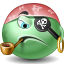 pirate MediumSeaGreen icon